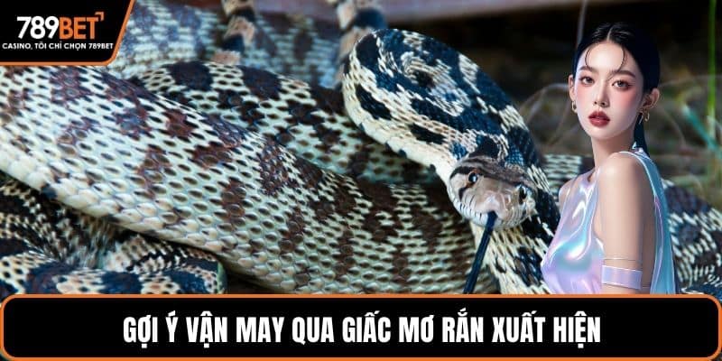 Gợi ý vận may qua giấc mơ rắn xuất hiện