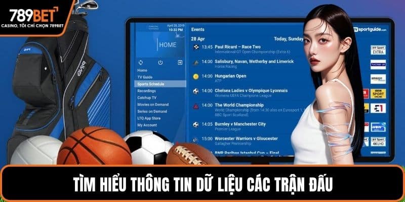 Tìm hiểu thông tin dữ liệu các trận đấu